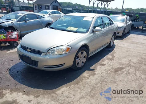 2010 Chevrolet Impala Ls из США, поврежденный, VIN 2G1WA5EK0A1205055